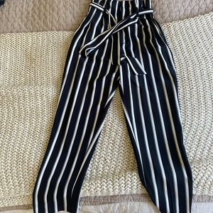 Stripe work trousers